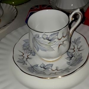 Royal Albert Silver maple China teacup and saucer